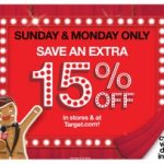 Target 15% Off Everything 11/27 and 11/28, Online & In-Store