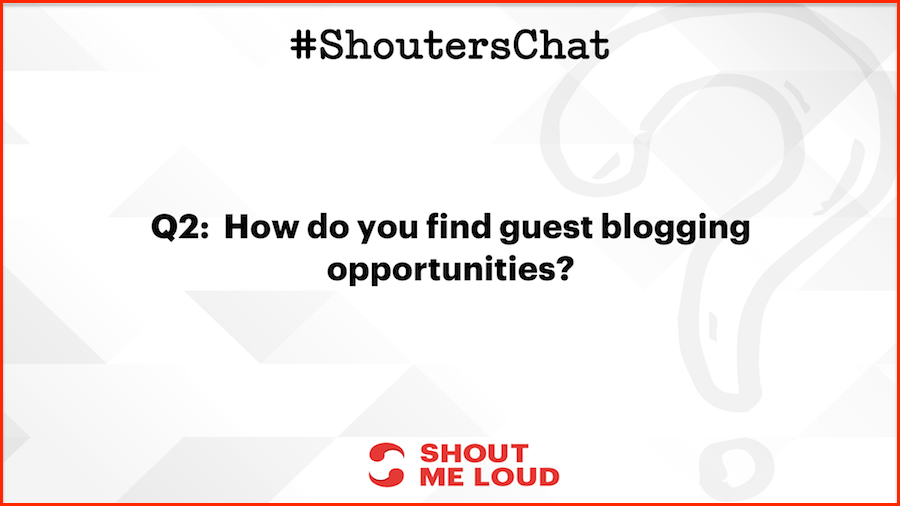 How do you find guest blogging opportunities